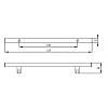 Ручка Ferro Fiori M 0200.160 чёрный браш, недорого - фото №3 - small