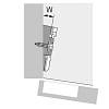 Планка клиноподібна 15° для монтажних планок Sensys, цинк (9072535) Hettich, недорого - фото №3 - small
