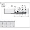 Quadro V6.P2O L=550 повн.в. ліва, ДСП до 19 мм (9292845) Hettich, недорого - фото №3 - small