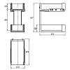 Карго 450мм графіт/скло, Essence VIBO (EGTGM45B2EVGFOF), оптом - фото №12 - small
