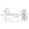 Полкодержатель Ferro Fiori M 8000.120 нагрузка  21 кг, белый, в Украине - фото №4 - small