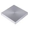 Фланець для кріплення до скла М10 квадратний 60х60мм, метал, алюміній - small