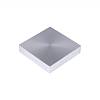 Фланець для кріплення до скла М10 квадратний 40х40мм, метал, алюміній - small
