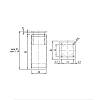 Ножка мебельная регулируемая, NА 02C00 h=100-110мм, max 100кг, черный, фото - фото №5 - small