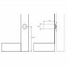Магнитный замок P2O Lock для Magnet антрацит, врезной (9089634) Hettich, фото - фото №5 - small
