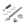 К-т KRABY PushToOpen амортизатор газ. / открытие вниз L355, Italiana Ferramenta, для ДСП/МДФ - small