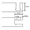 Комплект элементов стяжки Clamex P-14 (1 шт), Lamello,  - фото №16 - small