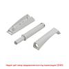 Механизм P2O PIN Strong, белый, накладной, короткий ход (9089596) Hettich - small