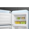 Холодильник з верхньою морозильною камерою 60см лівий FAB30LPB5 RETRO Smeg, фото - фото №5 - small