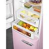 Холодильник з нижньою морозильною камерою 60см лівий FAB32LPK5 RETRO Smeg, фото - фото №5 - small