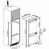 Встроенный холодильник 60см BCNA275E3S Beko, заказать онлайн - фото №8 - small