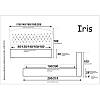 Ліжко Ірис, 140*200 см, категорія тканини 9, недорого - фото №3 - small