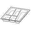 Організація OrgaTray 740 біла, пластик L=500 W=400 AvanTech YOU (9302743) Hettich - small