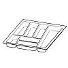 Організація OrgaTray 740 біла, пластик L=500 W=450 AvanTech YOU (9302744) Hettich - small