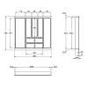 Организация OrgaTray 480 белая, пластик L=470мм W=600мм Atira (9202822) Hettich, недорого - фото №3 - small