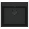 Мийка з сифоном граніт MRG 610-52 TL Black Edition чорний матовий Franke 114.0699.231) - small