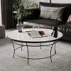 Опора журнального столу Loft Aura 90 RAL 9005, недорого - фото №3 - small
