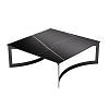 Опора журнального стола Loft SQUARE 120 RAL 9005 - small
