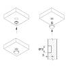 Муфта М6 L=6 D=6, забивная, анкерная, для HPL и камня, пластик-металл, неразжимаемая, Specialinsert, недорого - фото №3 - small