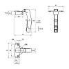 Петля Clip-on, 95°, Sensys 8669, внутр., равнолеж., без пруж., черн. обсид. (9091752) Hettich, купить - фото №2 - small