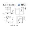 Мийка DALAGO 6 SILGRANIT (мпс./врізна) кава BLANCO (515066), фото - фото №5 - small