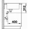 Мойка SUBLINE 500-F SILGRANIT (в уровень) черный BLANCO (525994), недорого - фото №3 - small