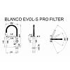 Змішувач EVOL-S PRO FILTER чорний матовий (в/ш) BLANCO (526636), ціна від виробника - фото №10 - small