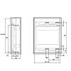 Карго Iris 200мм графит боковое левое 2 полки с доводчиком Muller, в Украине - фото №4 - small