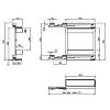 Карго Iris 200мм графит боковое левое 2 полки с доводчиком Muller, недорого - фото №3 - small