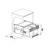 Система сортування відходів SELECT II Compact 60/2 BLANCO (526207), замовити онлайн - фото №8 - small