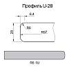 Столешница Luxeform W315-1 U Портор 3050х800x28мм м.п, купить - фото №2 - small