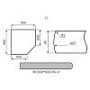 Кут Luxeform L900-1 U Білий 900х900х38мм, купити - фото №2 - small