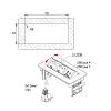 Встроенный розеточный блок Lumine SPACE 2xрозетки, 2xUSB A+C (15,5W), никель браш, цена - фото №6 - small