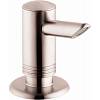 Дозатор для миючих засобів 300мл сталевий Hansgrohe (40418800) - small