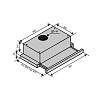 Телескопічна витяжка GARDA 60 WH (1100) LED VENTOLUX, замовити онлайн - фото №8 - small