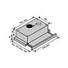 Телескопічна витяжка GARDA 50 INOX (750) SMD LED VENTOLUX, замовити онлайн - фото №8 - small