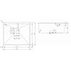 Мойка нерж. Quadro 53 Celldecor Nano Graphite (мпс) Fabiano, недорого - фото №3 - small