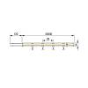 LED-стрічка COB, 320 LEDs/m, 12W, 12V, IP20, тепле світло, 3000К, недорого - фото №3 - small