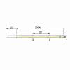 LED-лента COB, 320 LEDs/m, 12W, 24V, IP20, теплый свет, 3000К, недорого - фото №3 - small