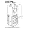 Сполучний комплект для пральних та сушильних машин E1WYHSK1 Electrolux, ціна - фото №6 - small