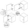 Петля Clip-On, 105°,  полунакладная, с доводчиком, с ленейной планкой, никель, 3D Muller Profi Line, в Украине - фото №4 - small