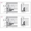 Направляющая скрытый монтаж Actro 5D L=450 правая (70кг) (9318293) Hettich, недорого - фото №3 - small