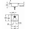 Мийка граніт EX Sink K700 Undermount, чорний Grohe (31653AP0), ціна - фото №6 - small