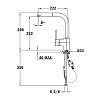 Смеситель ARK 938 W (White) ультра белый Teka (23938120W), купить - фото №2 - small
