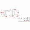 Встраиваемая микроволновая печь ML 8210 BIS ST серый камень Teka (112060003), купить в Украине - фото №11 - small