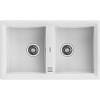 Мийка STONE 90 B-TG 2B Tegranit білий Teka (115260012) - small