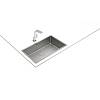 Мойка FLEXLINEA 71.40 Fortinox нерж. сталь матовая Teka (115000063), цена - фото №6 - small
