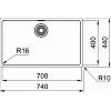 Мийка нерж. сталь MRX 110-70 (МПС ) Franke (122.0719.936), купити - фото №2 - small