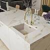 Кнопка для автоматичного вентиля, PVD gold (золото) Franke (112.0630.210) - small