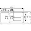 Мойка с сифоном гранит BFG 651 бежевый Franke (114.0720.001), купить - фото №2 - small